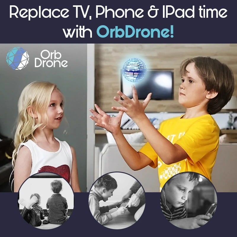 OrbDrone – 🎄Early Christmas Sale-48% OFF🎁 Flying Orb Pro Spinner Mini Drone