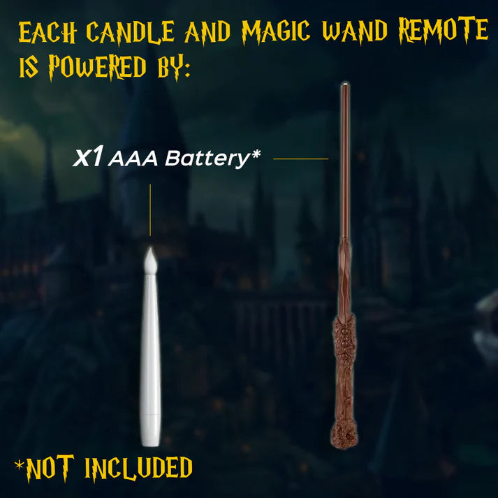 Magic Floating LED Candles with Wand Remote – Hanging Halloween Lights Halloween decoration