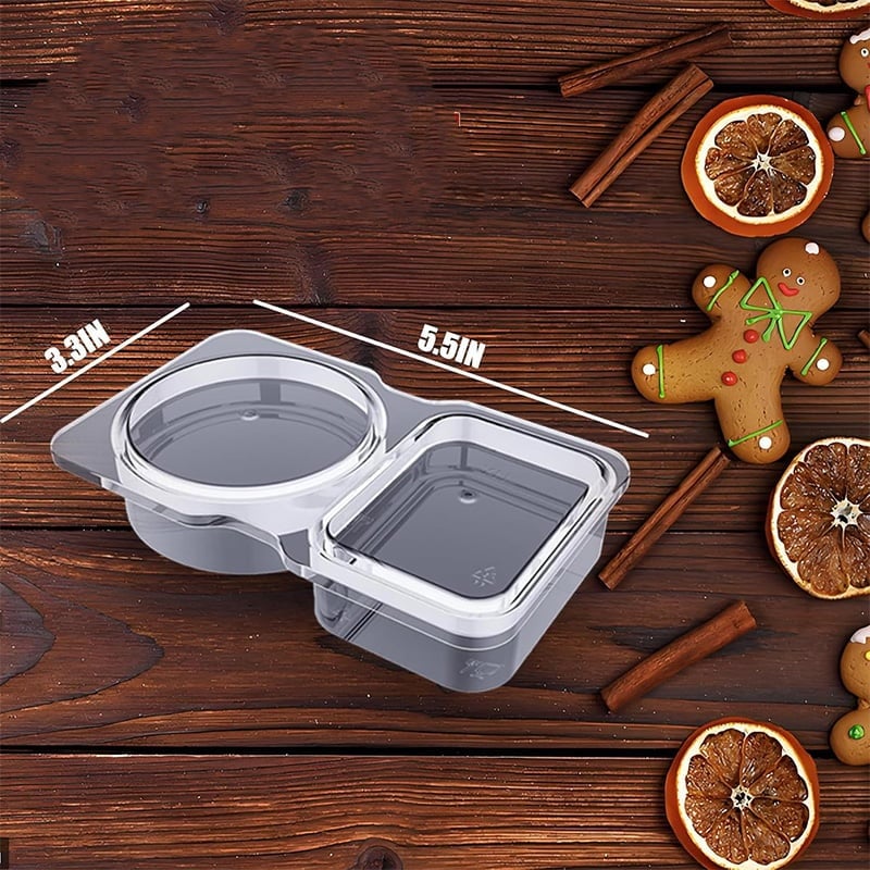 Double Compartment Condiment Containers