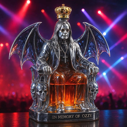 In Memory of Ozzy Bottle Decoration