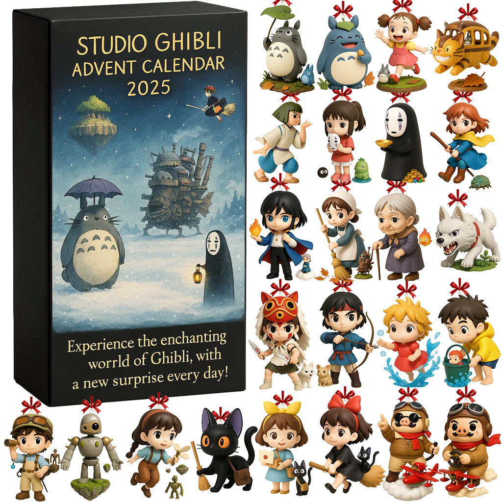 3D Sculpture-Classic Studio Ghibli Anime Advent Calendar 2025