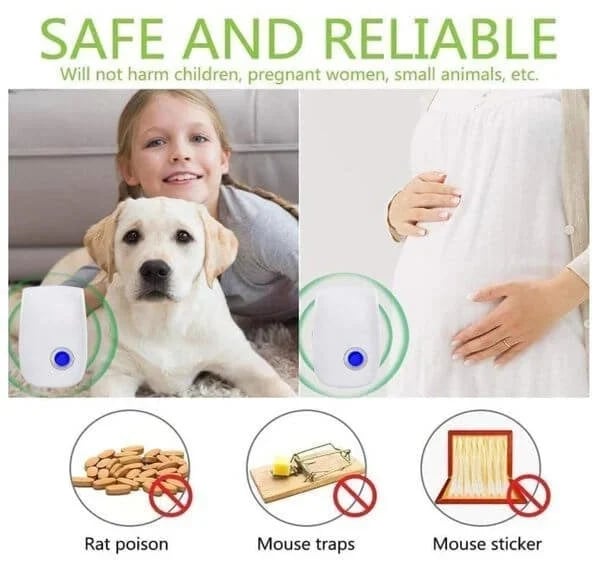 🔥2025 Upgrated Pest Control Ultrasonic Repellent