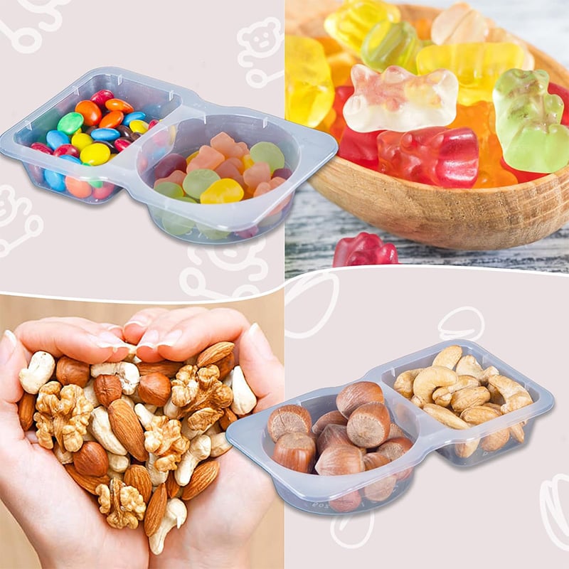 Double Compartment Condiment Containers