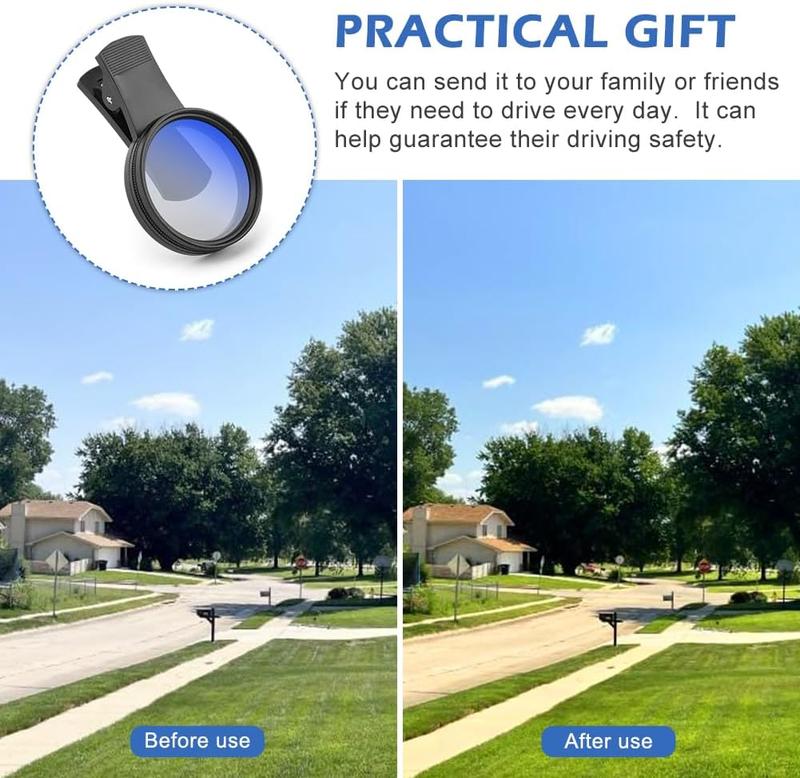 Heysliy 52mm CPL filter for Phone with CliP