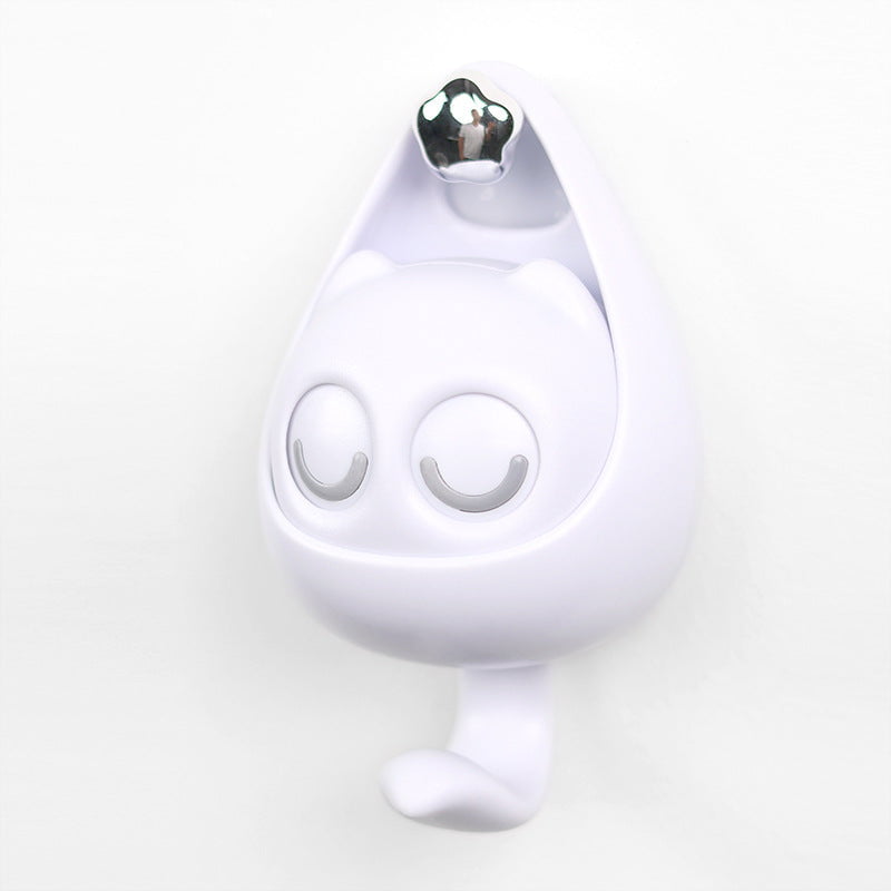 Cute Cat Coat Hook with Blinking Eyes