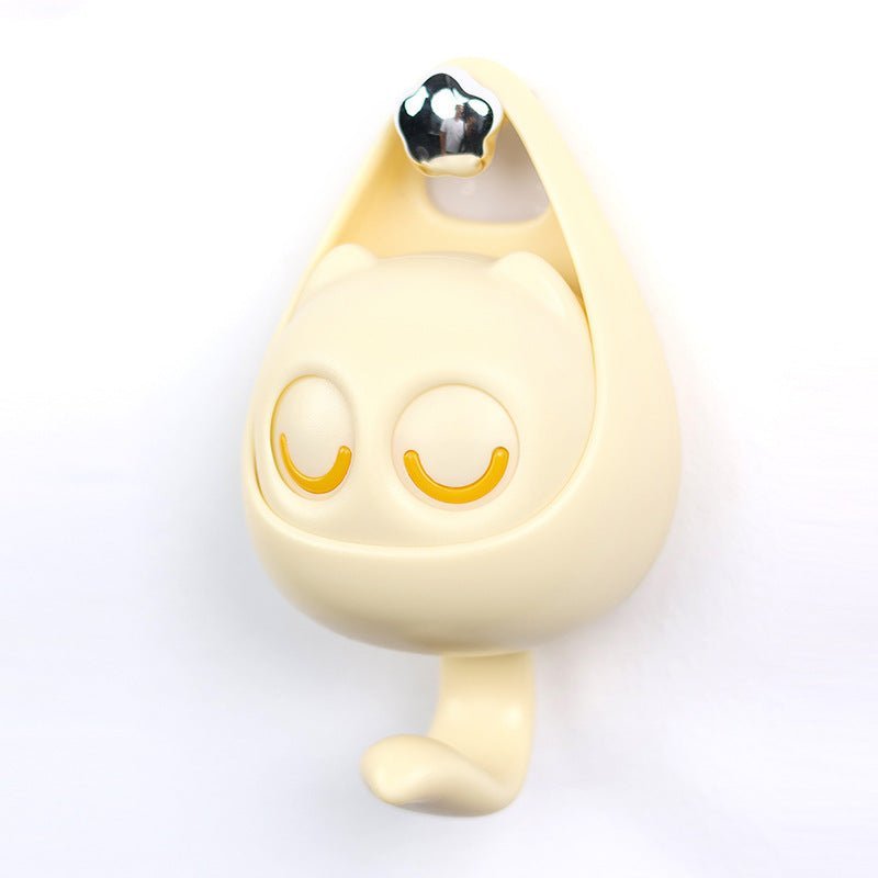 Cute Cat Coat Hook with Blinking Eyes