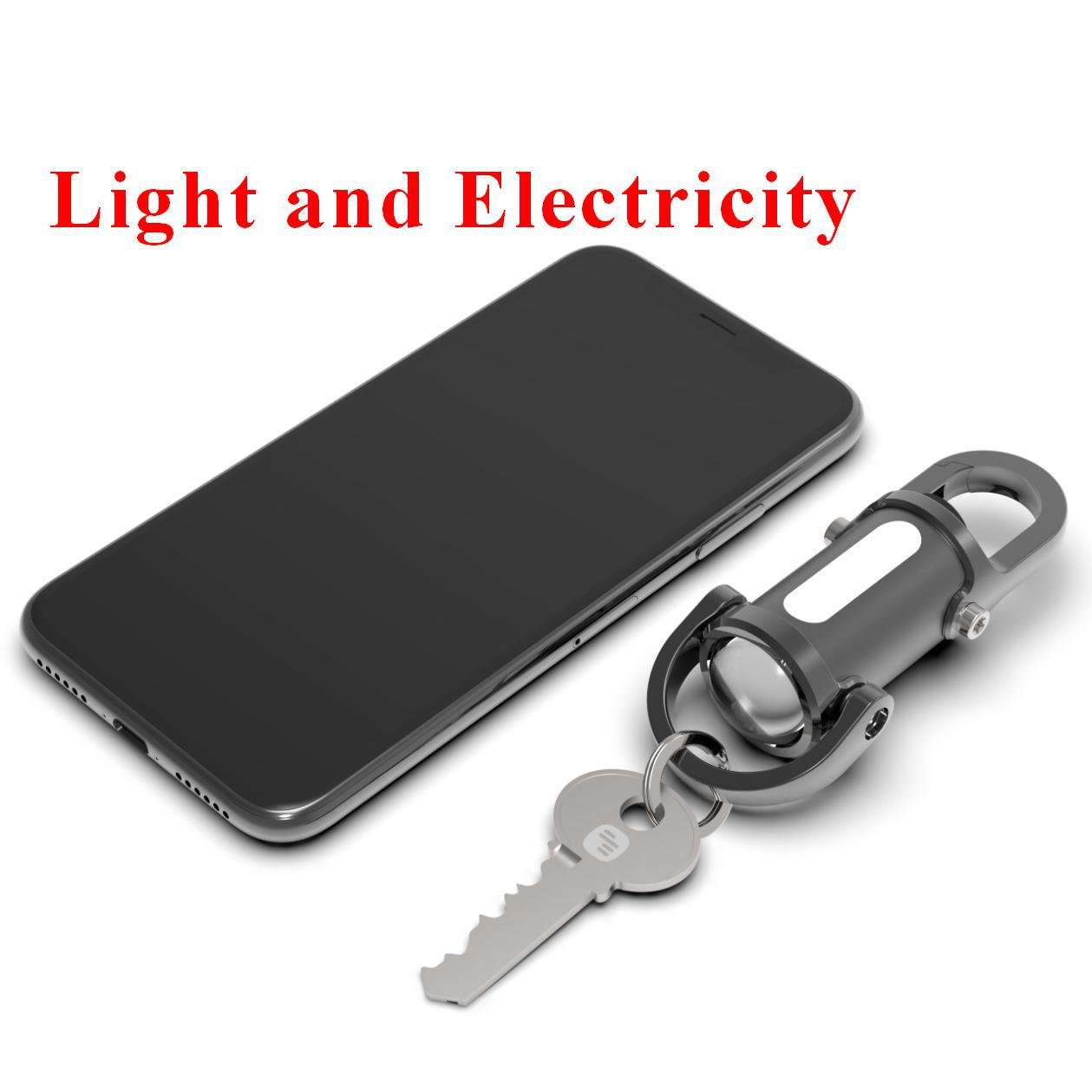 ❄️Winter Discount Frenzy Promotion-49% OFF-🔦Mini Keychain LED Flashlight - Fast Charging Bi-Directional Output Work Light with Emergency SOS