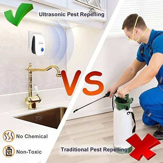 🔥2025 Upgrated Pest Control Ultrasonic Repellent